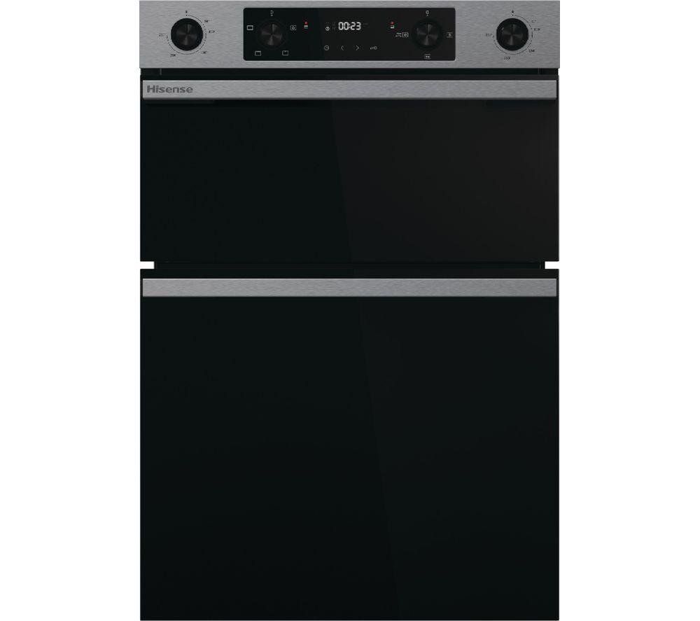 Hisense BID914221CX Hi6 Electric Built-In Double Oven - Stainless Steel - Image 1