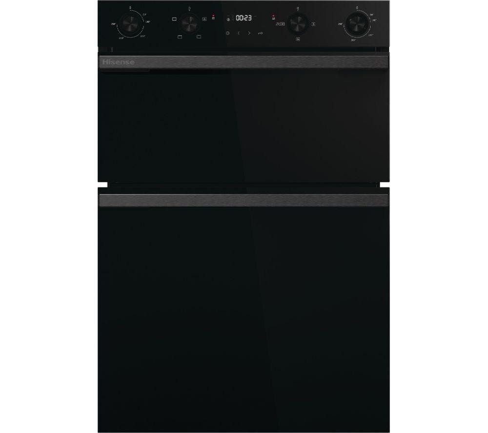 Hisense BID914221CDBG Hi6 Built-In Electric Double Oven - Black - Image 1