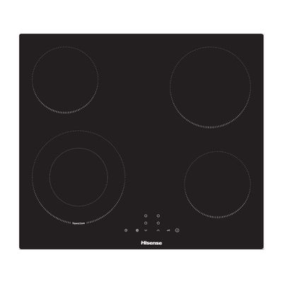 HISENSE E6422SC 60 cm Electric Ceramic Hob - Black, Black