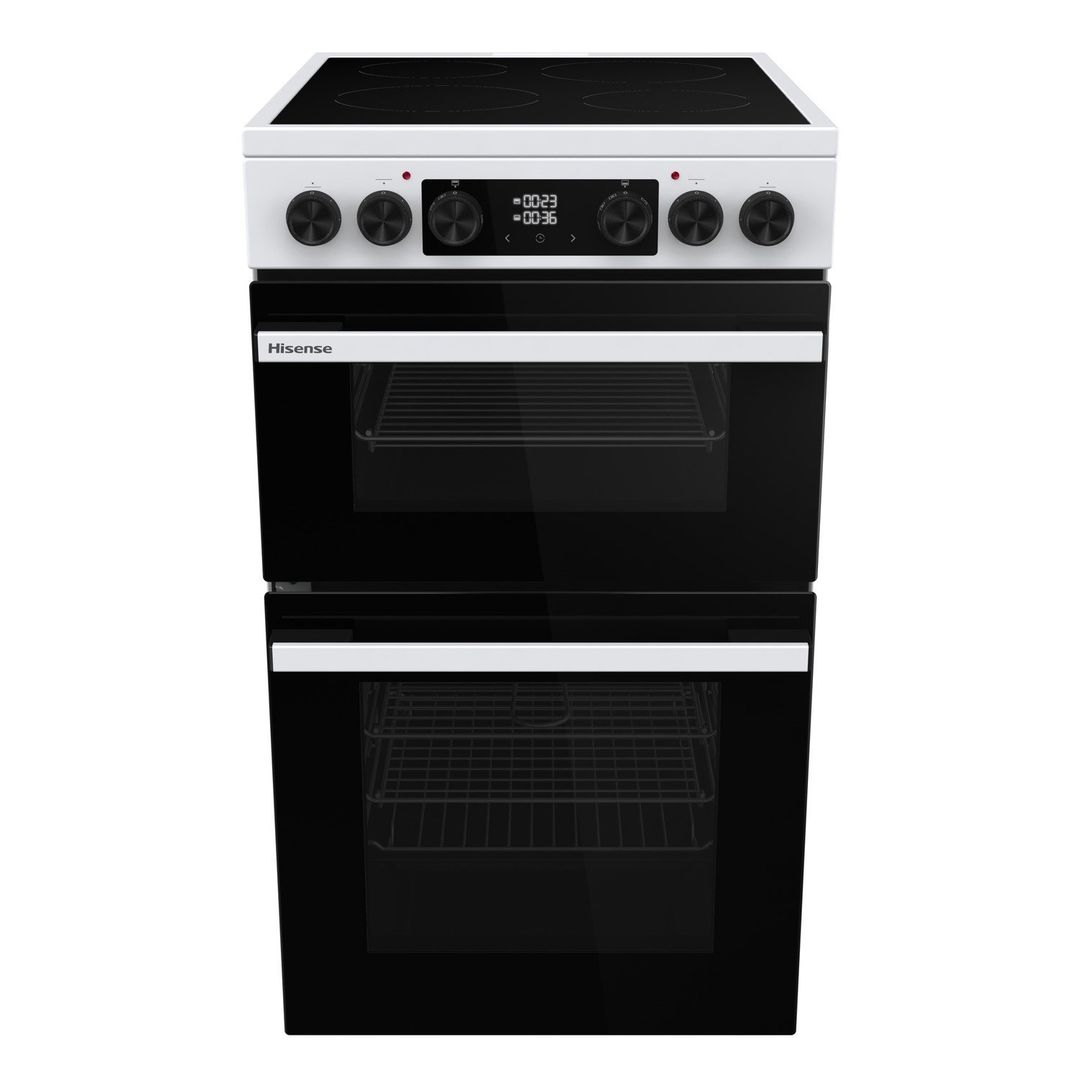 HISENSE Hi6 Max 69/43L HDCEC5C10W 50cm Electric Ceramic Cooker - White, Black - Image 1