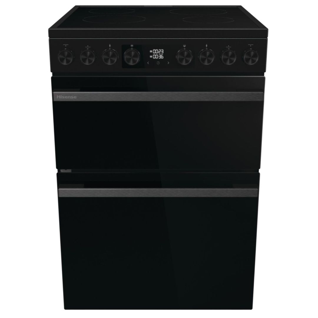 HISENSE Hi6 Max 80/50L HDCEC6C20B 60cm Electric Ceramic Cooker - Jet Black, Black - Image 1