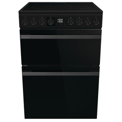 HISENSE Hi6 Max 80/50L HDCEC6C20B 60cm Electric Ceramic Cooker - Jet Black, Black