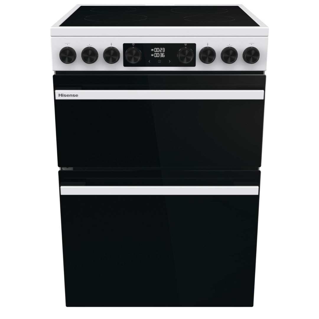 HISENSE Hi6 Max 80/50L HDCEC6C20W 60cm Electric Ceramic Cooker - White, White - Image 1