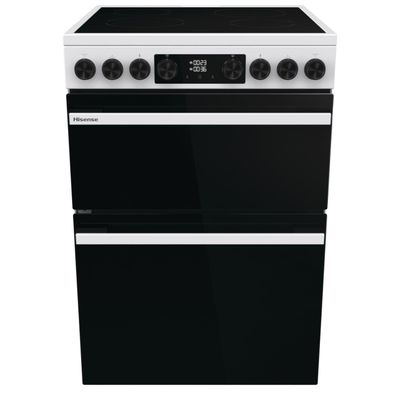 HISENSE Hi6 Max 80/50L HDCEC6C20W 60cm Electric Ceramic Cooker - White, White