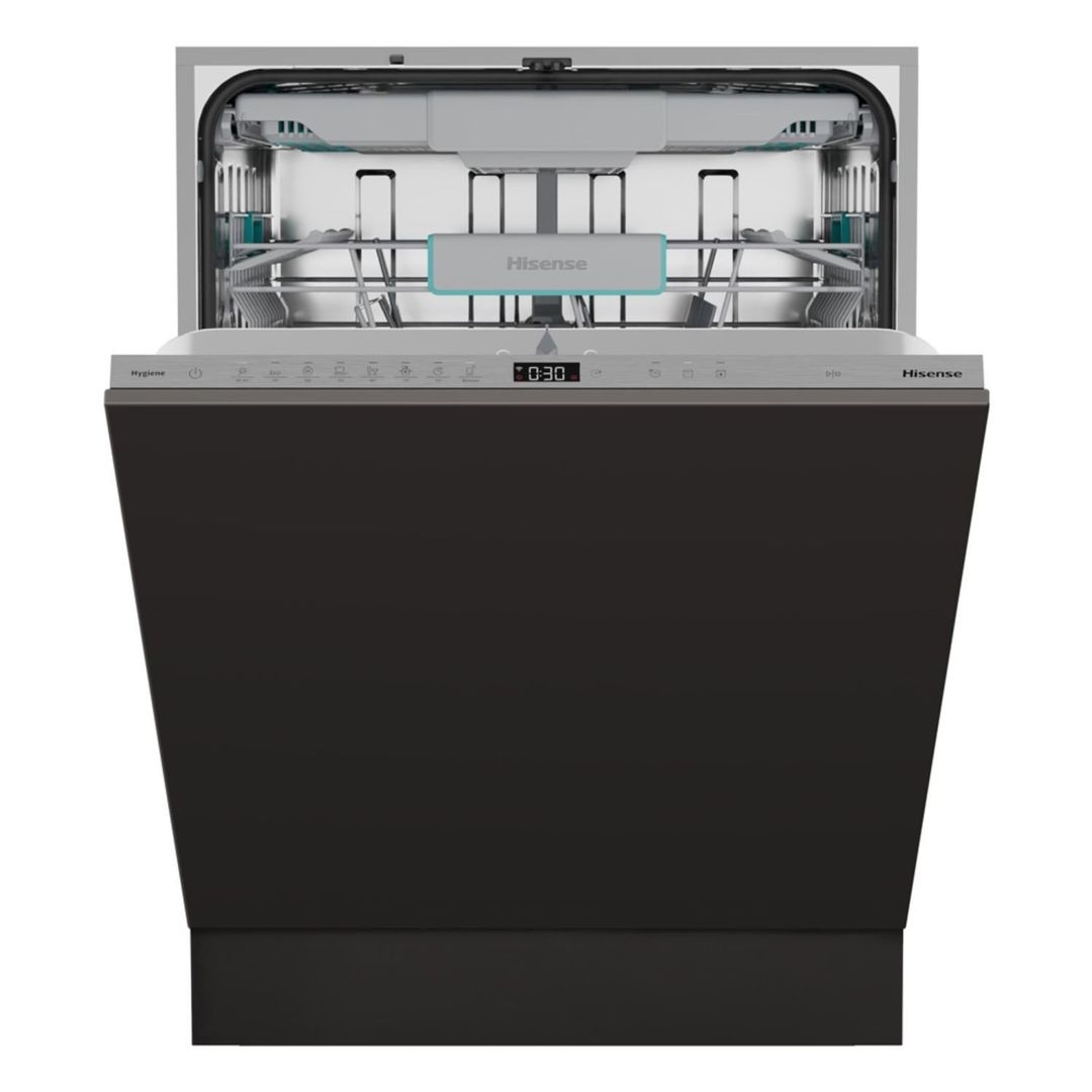 Hisense Integrated Dishwasher - Smart Wi-Fi A-Rated Silver control panel - Image 1