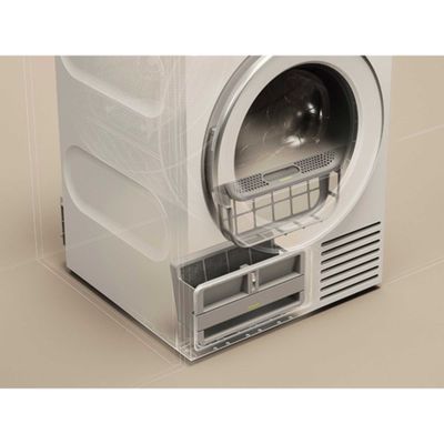 Asko T108HW.UK 8kg Classic Heat Pump Tumble Dryer - WHITE - Thumbnail 2