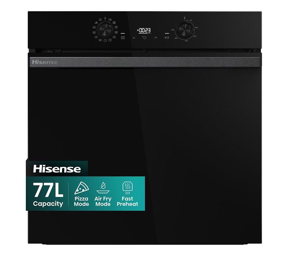 Hisense Hi2 BI626PBUPUK Electric Single Oven with Pyrolytic Cleaning - Black - Image 1