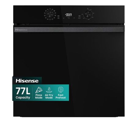 Hisense Hi2 BI626PBUPUK Electric Single Oven with Pyrolytic Cleaning - Black