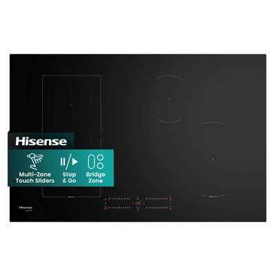 HISENSE HIC8422BSC 80cm Electric Induction Hob - Black, Black