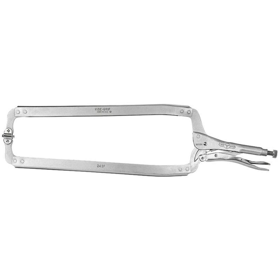 IRWIN 24Sp Locking C Clamp Swivel Pad 600mm (24In) - Grey - Image 1