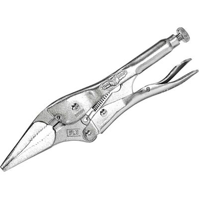 IRWIN 9Lnc Long Nose Locking Pliers 225mm (9In) - Grey - Thumbnail 2