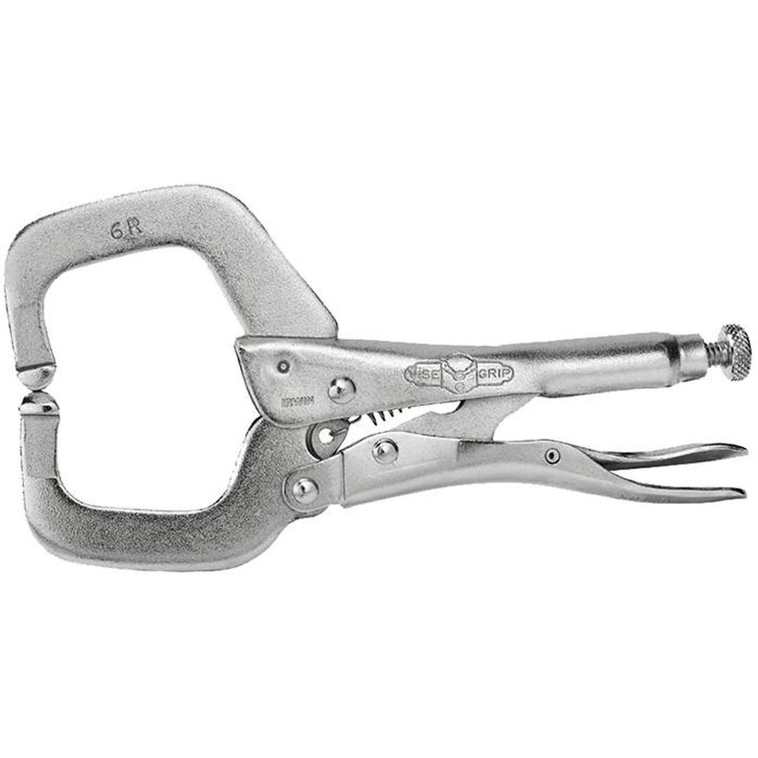 IRWIN 6R Locking C Clamp Regular Tip 150mm (6In) - Grey - Image 1