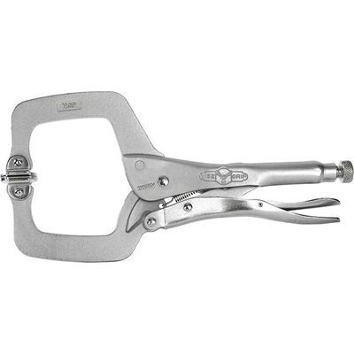 IRWIN 11Sp Locking C Clamp Swivel Pad 275mm (11In) - Grey - Thumbnail 2