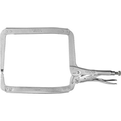 IRWIN 18Dr Deep Throat Locking C Clamp 455mm (18In) - Grey - Thumbnail 2