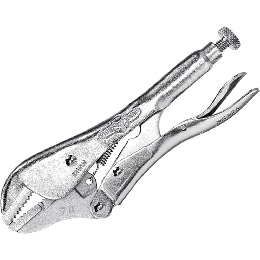 IRWIN 7R Straight Jaw Locking Pliers 178mm (7In) - Grey - Image 1