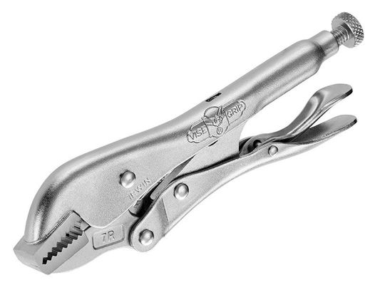 IRWIN 7R Straight Jaw Locking Pliers 178mm (7In) - Grey - Thumbnail 3