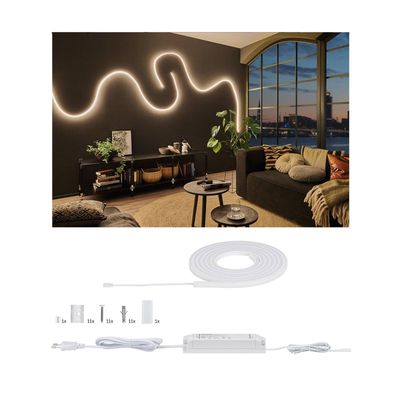 PAULMANN MaxLED Flow LED Light Strip Basic Set - Warm White, 3 m