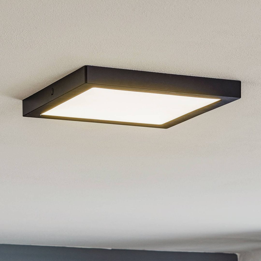 PAULMANN Abia Angular LED Ceiling Lamp - Black - Image 1