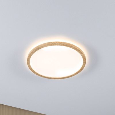 PAULMANN Atria Shine LED Ceiling Lamp - Wood Effect