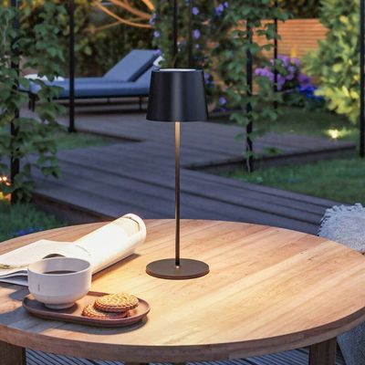 PAULMANN Gilo Mobile Table Lamp - Black