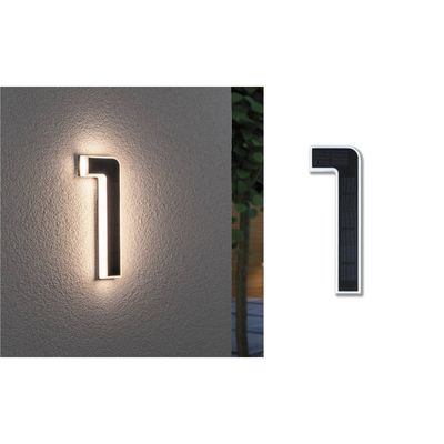 PAULMANN Solar LED House Number Light - No. 1