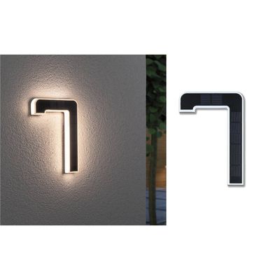 PAULMANN Solar LED House Number Light - No. 7