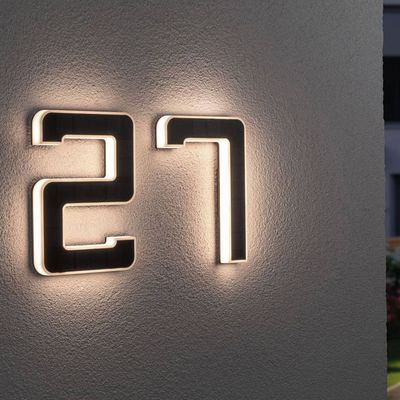 PAULMANN Solar LED House Number Light - No. 8