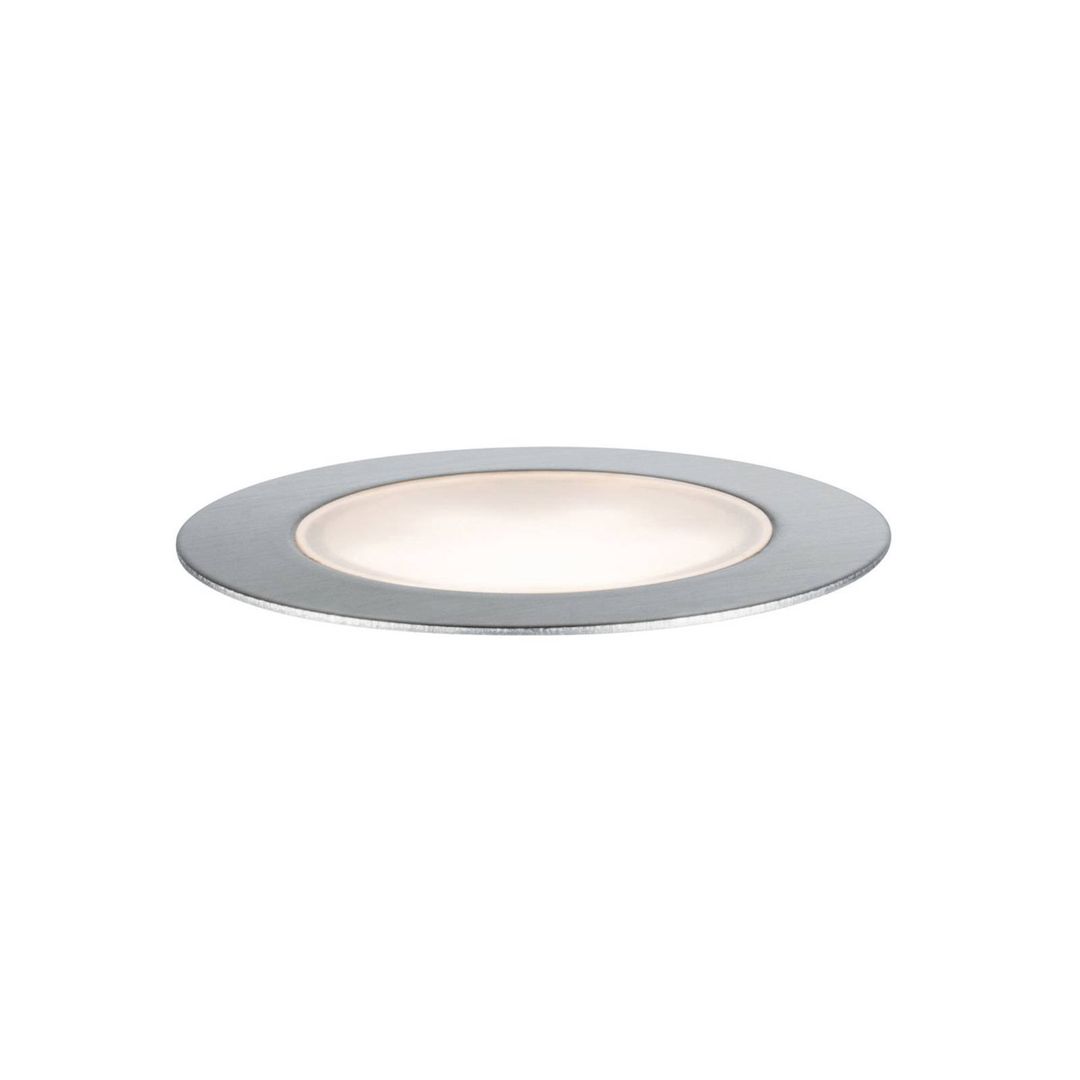 PAULMANN Plug & Shine Floor Eco Ground Uplighter - Silver - Image 1