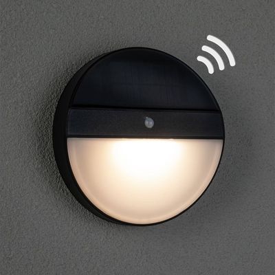 PAULMANN Eloise Motion Sensor Solar Wall Light - Anthracite