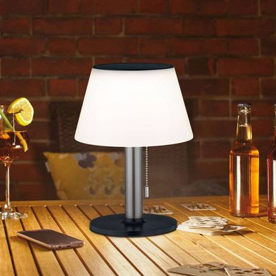 PAULMANN Lillesol 3 Step-Dim Solan LED Table Lamp - Anthracite