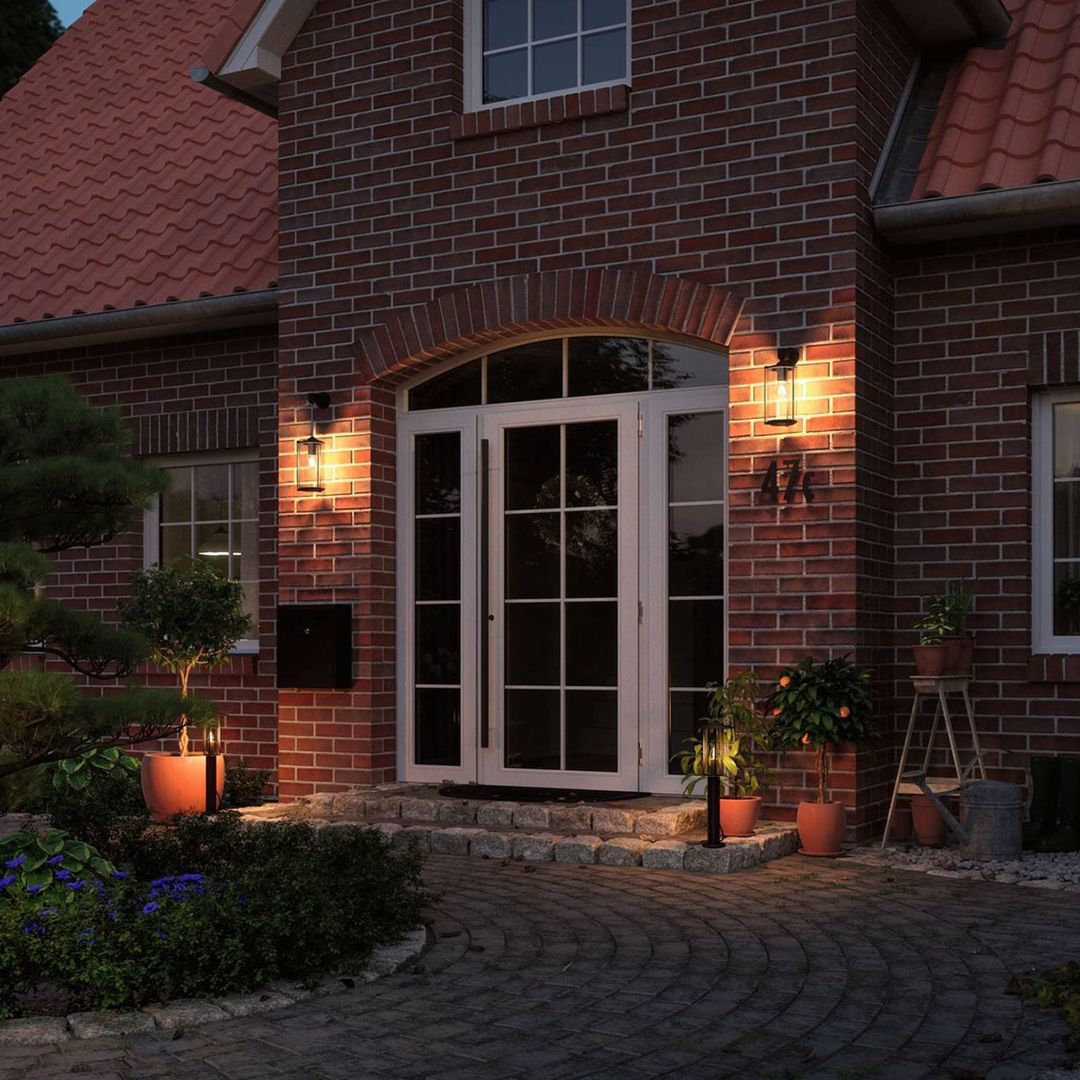 PAULMANN Plug & Shine Bollard Outdoor Light - E14, Anthracite - Image 1