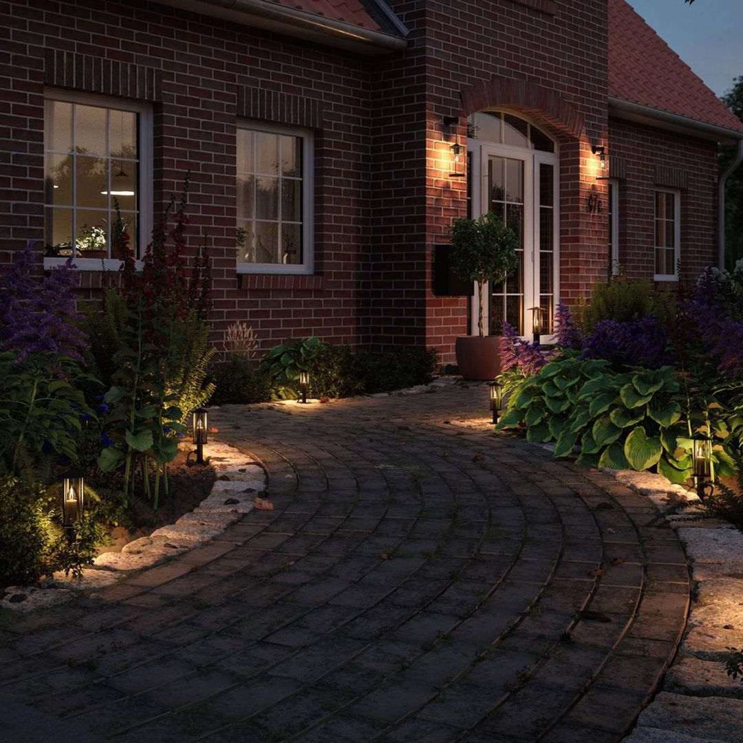PAULMANN Classic Single Luminaire Mini Outdoor LED Bollard - Anthracite - Image 1