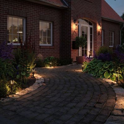 PAULMANN Classic Single Luminaire Mini Outdoor LED Bollard - Anthracite