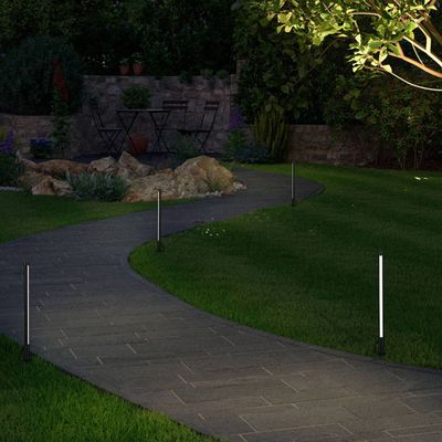 PAULMANN Plug & Shine Pin Bollard Outdoor Light - Anthracite