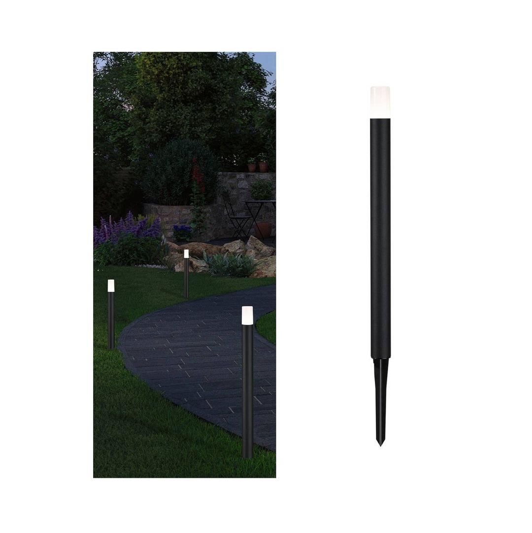 PAULMANN Plug & Shine Flarea Single Luminaire - 60 cm, Black - Image 1