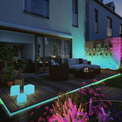 PAULMANN Plug & Shine Smooth Smart RGB LED Neon Light Strip - 10 m