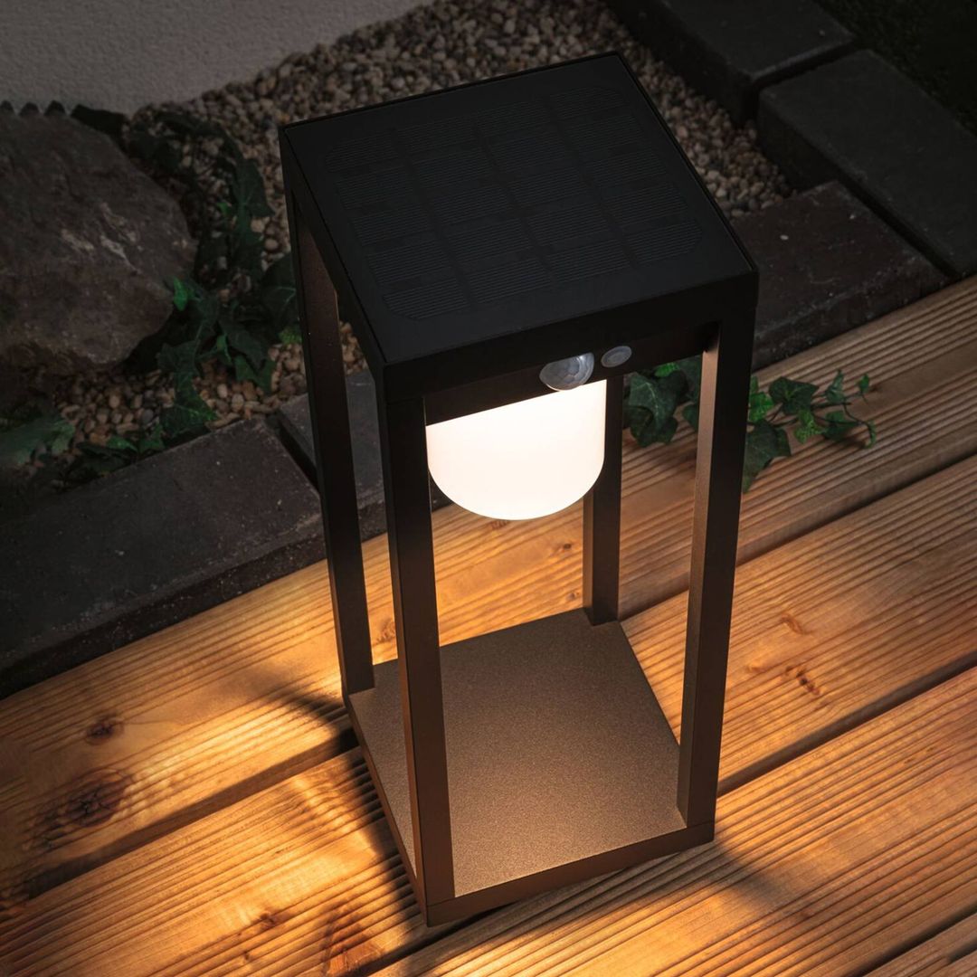 PAULMANN Marisol PIR Solar Light Object - Black - Image 1