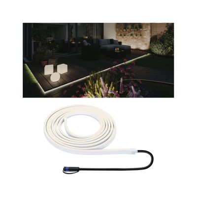 PAULMANN Plug & Shine Smooth White Light Strip - 5 m