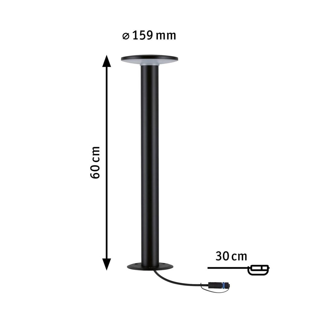 PAULMANN Plug & Shine Bollard Outdoor Light Anthracite - Image 1