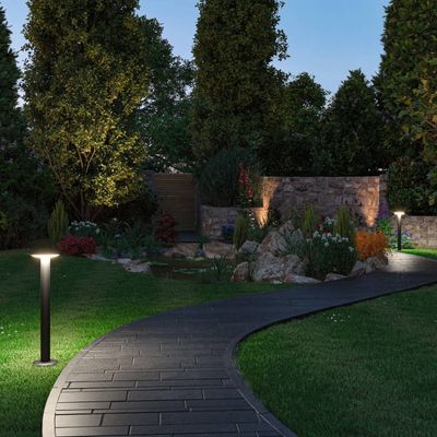 PAULMANN Plug & Shine Bollard Outdoor Light - Anthracite