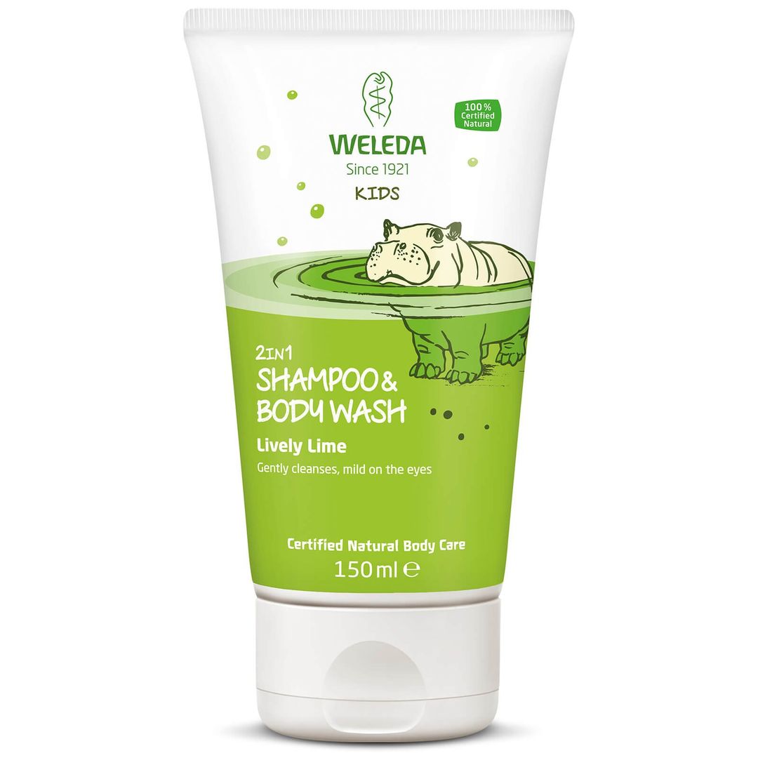 Weleda Kid 2in1 Shampoo & Bodywash - Lively Lime 150ml - Image 1