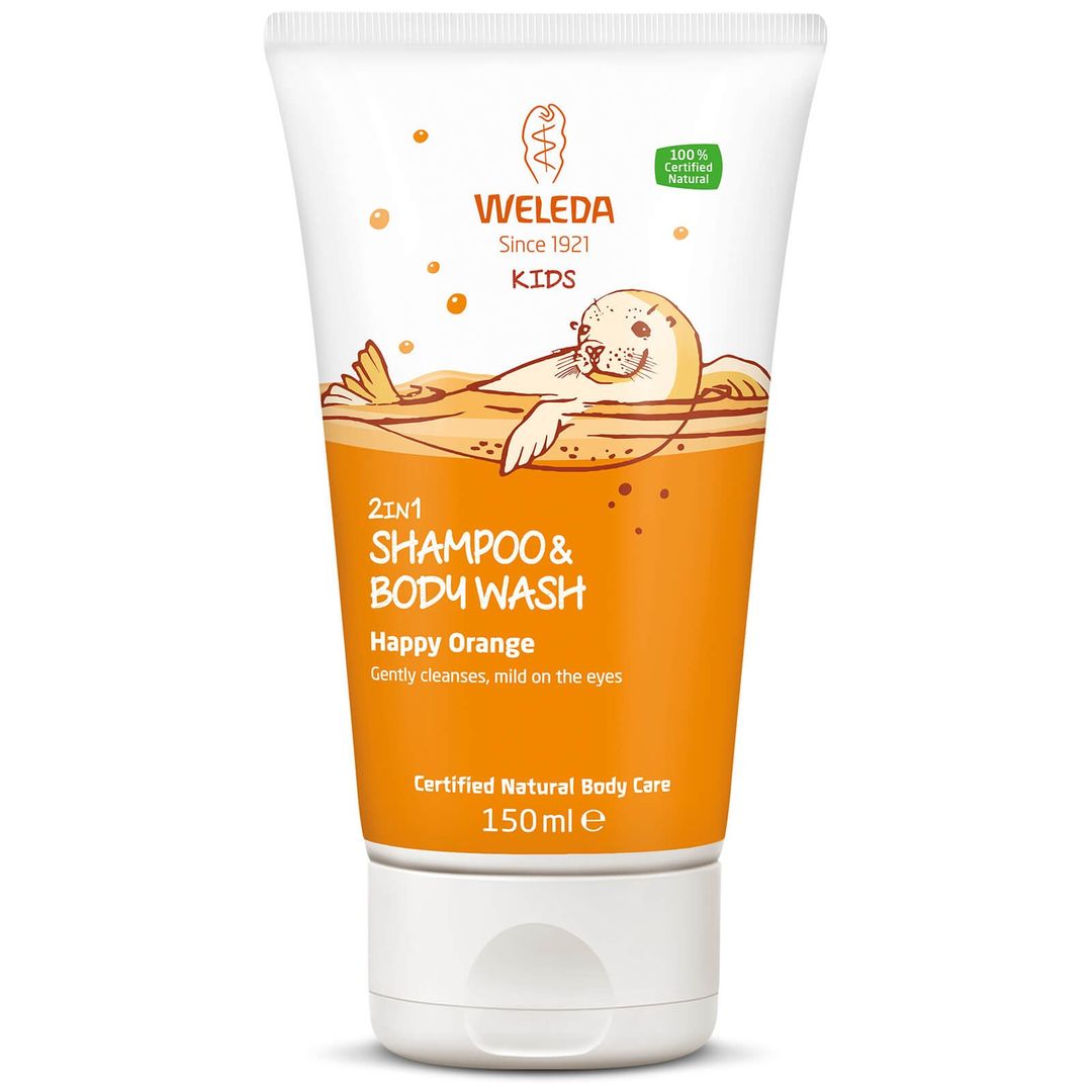 Weleda Kid 2in1 Shampoo & Bodywash - Happy Orange 150ml - Image 1