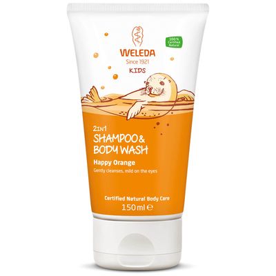 Weleda Kid 2in1 Shampoo & Bodywash - Happy Orange 150ml