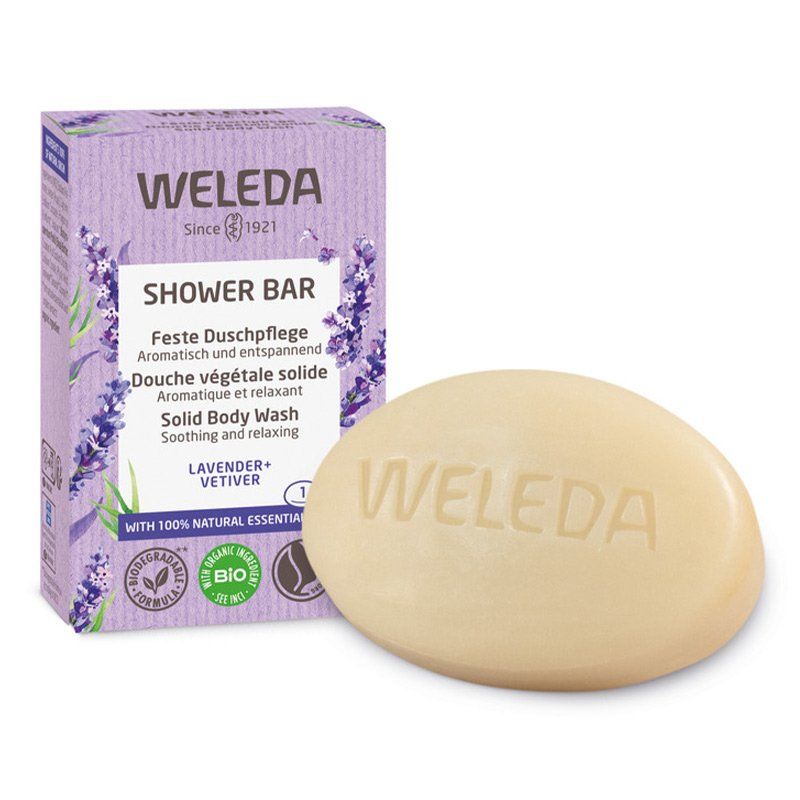 Weleda Lavender & Vetiver Shower Bar 75g in None - Image 1