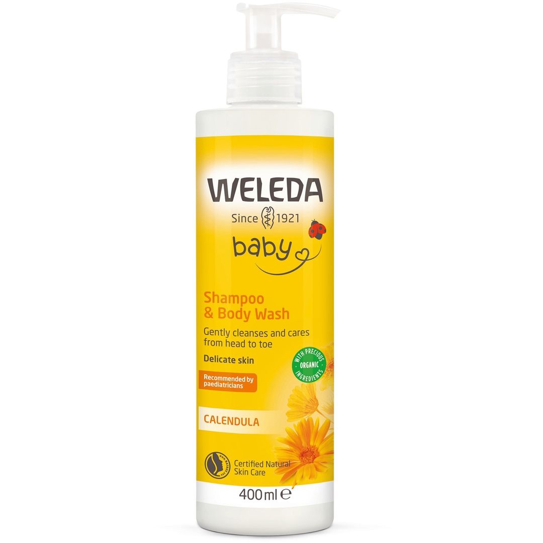 Weleda Calendula Shampoo & Body Wash, 400ml - Image 1