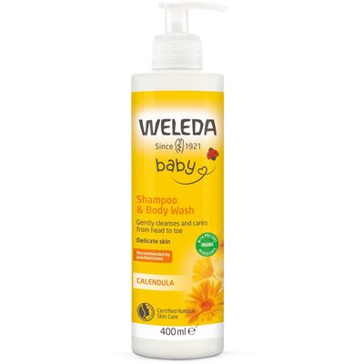 Weleda Calendula Shampoo & Body Wash, 400ml