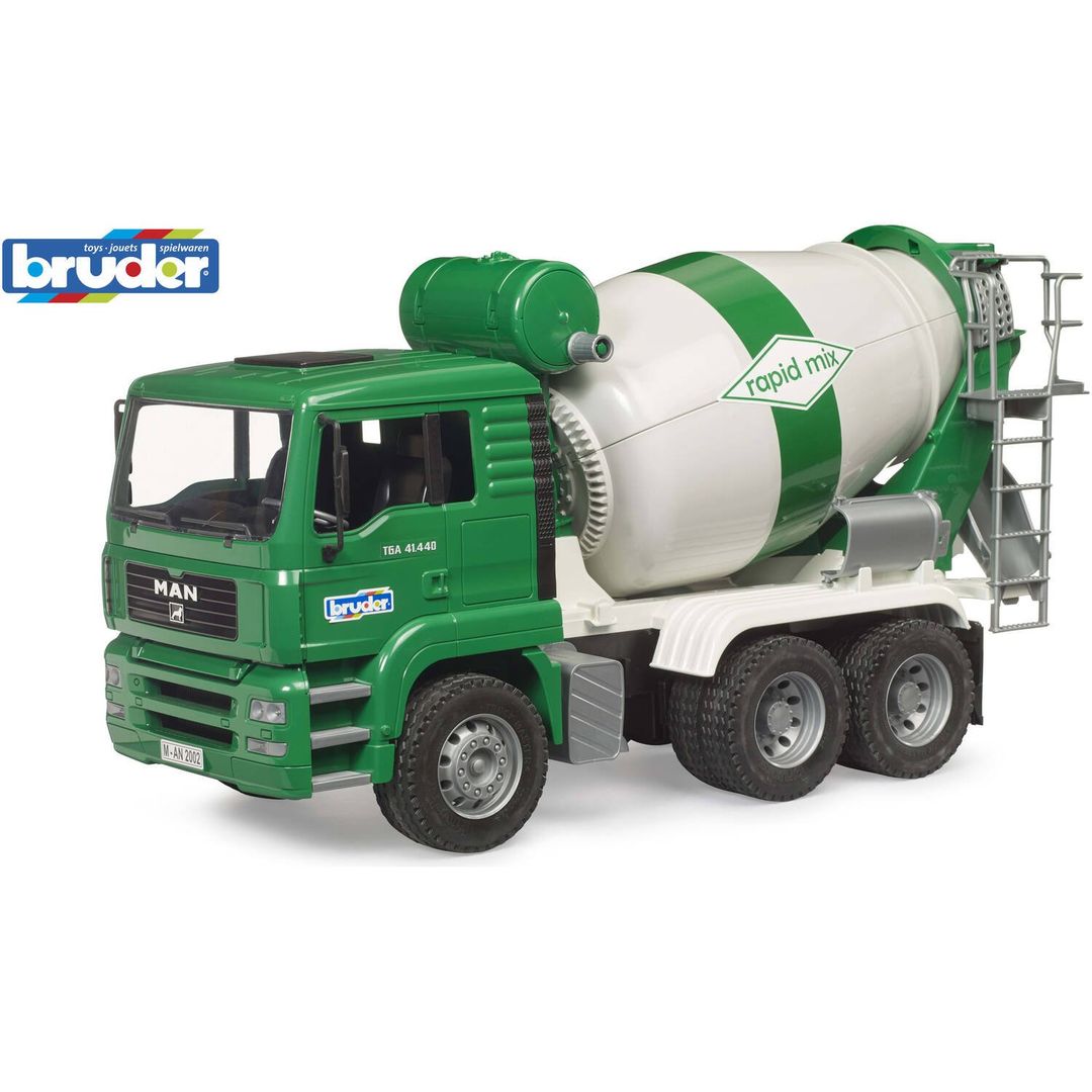 Bruder MAN TGA Cement Mixer Truck Playset - Image 1