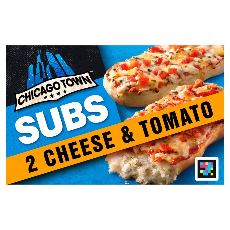 Chicago Town Cheese & Tomato Subs Pizza 2 x 125g (250g) - Image 1