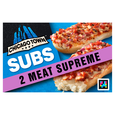 Chicago Town Meat Supreme Subs Pizza 2 x 125g (250g) - Thumbnail 2