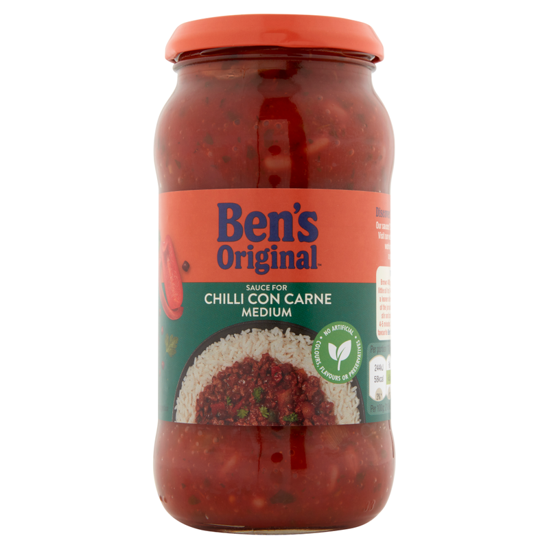 Bens Original Medium Chilli Con Carne Sauce 450g - Image 1